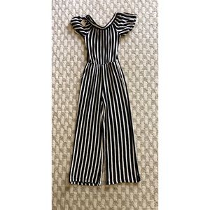 Black and white knit Jumpsuit